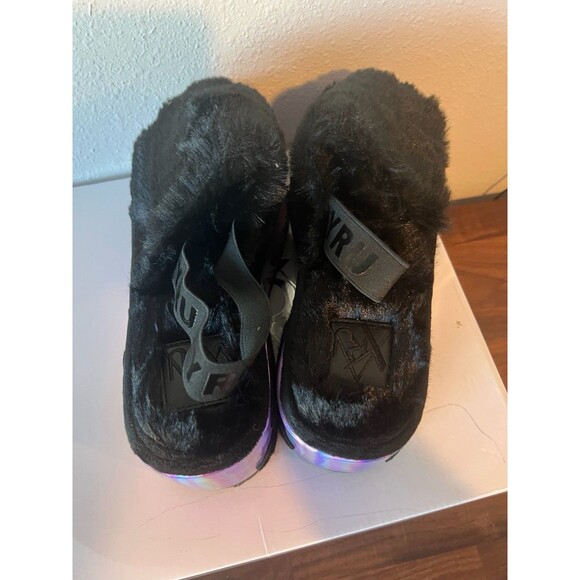 Stylish Black and Iridescent Women's Platform Shoes - Picture 7 of 13